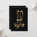 Recherche de 50 ans mariage anniversaire cartes Typographie
