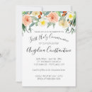 Search for elegant watercolor first communion invitations Feminine