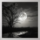 Search for black and white landscape posters Moon
