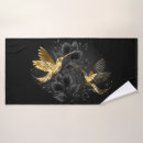 Search for hummingbird bath towels Black