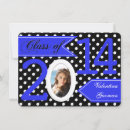 Search for polka dots graduation invitations Trendy