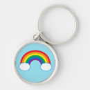 Search for rainbow cloud keychains Cute