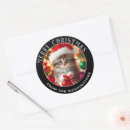 Recherche de chaton adorable autocollants Noël