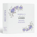 Search for bridal shower recipe binders Lilac