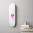 Recherche de coeurs skateboards Rose