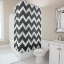Search for black and white chevron shower curtains Zig zag