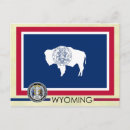 Recherche de drapeau wyoming cartes postales Buffle