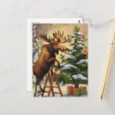Search for cute moose postcards Winter