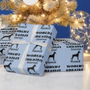 Search for doberman dog wrapping paper Silhouette