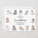 Recherche de puppy baby shower invitations Aquarelle
