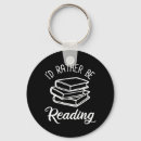 Search for funny librarian round keychains Book lover