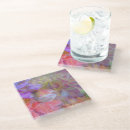 Recherche de collage vintage dessous de verres Rose