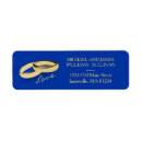 Search for band return address labels Blue