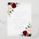 Recherche de burgundy engagement party invitations Aquarelle