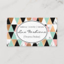 Recherche de motif triangles cartes visite Styliste