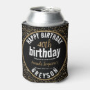 Recherche de 40th birthday canettes rafraîchisseurs Anniversaire
