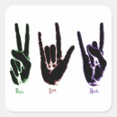 Search for hand symbol stickers Rock