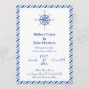 Search for nautical compass wedding invitations Summer