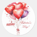 Recherche de ballons rouges autocollants Coeur rouge