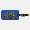 Recherche de oiseau bleu bagages étiquettes Perroquet