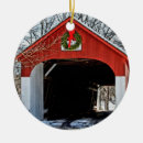 Search for covered bridge ornaments Winter