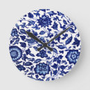 Search for white flower pattern art Blue and white