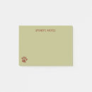 Search for dog paw post it notes Pet
