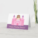 Search for castle birthday cards Girl