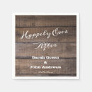 Search for happily ever after napkins Rustic