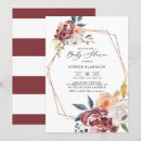 Recherche de marsala baby shower invitations Automne