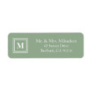 Search for fancy initial return address labels Classy