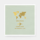 Search for world map napkins Boarding pass
