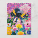 Search for honey bee postcards Whimsical