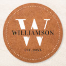 Search for faux leather coasters Stylish