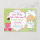 Search for makeover party invitations Pamper