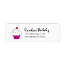 Search for cupcake return address labels Pink