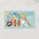 Search for sports business cards Fitness