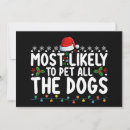Search for pet christmas invitations Santa