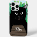 Search for black illustration iphone cases Cat