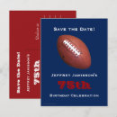 Search for football save the dates Birthday