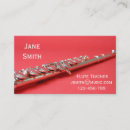 Search for flute business cards Woodwind