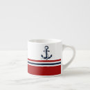 Recherche de ancre rouge tasses Rayures
