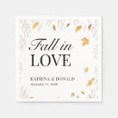 Search for fall wedding napkins Autumn leaves