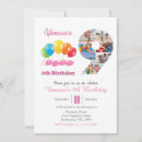 Search for girls 9th birthday invitations 9 year old