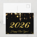 Search for happy new year postcards Gold