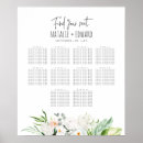 Search for palm leaves wedding seating charts Tropical