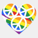 Search for heart peace sign stickers Colourful