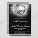 Search for 25th silver wedding anniversary invitations Sparkle