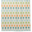 Search for retro vintage 50s shower curtains Geometric pattern