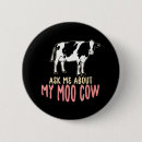 Search for funny cowboy buttons Moo